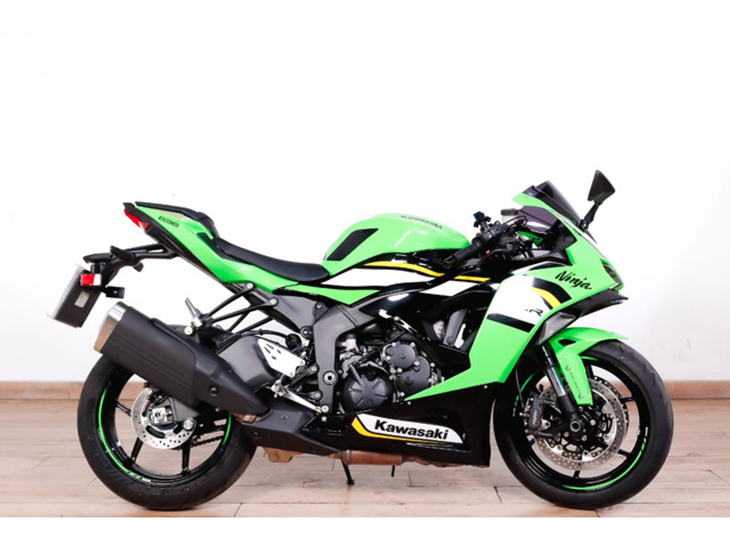 YAMAHA ZX 6R NINJA Verde Motorcycle