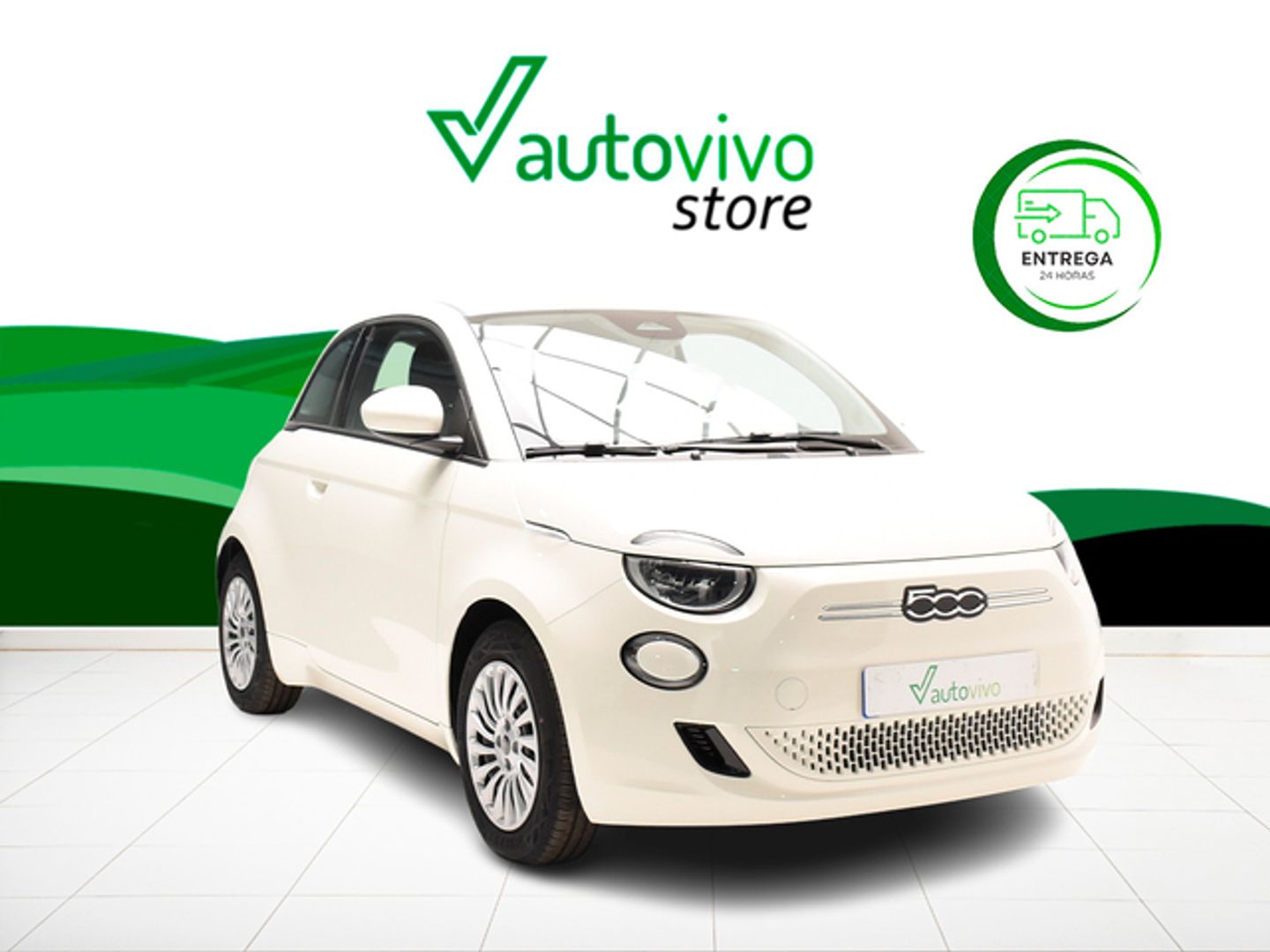 Fiat 500 Electrico Monotrim 320km 87 kW (118 CV) Blanco Compact