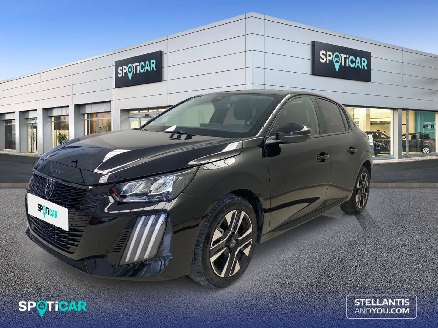 Peugeot 208 Allure Hybrid eDCS6 75 kW (100 CV) Negro Compact