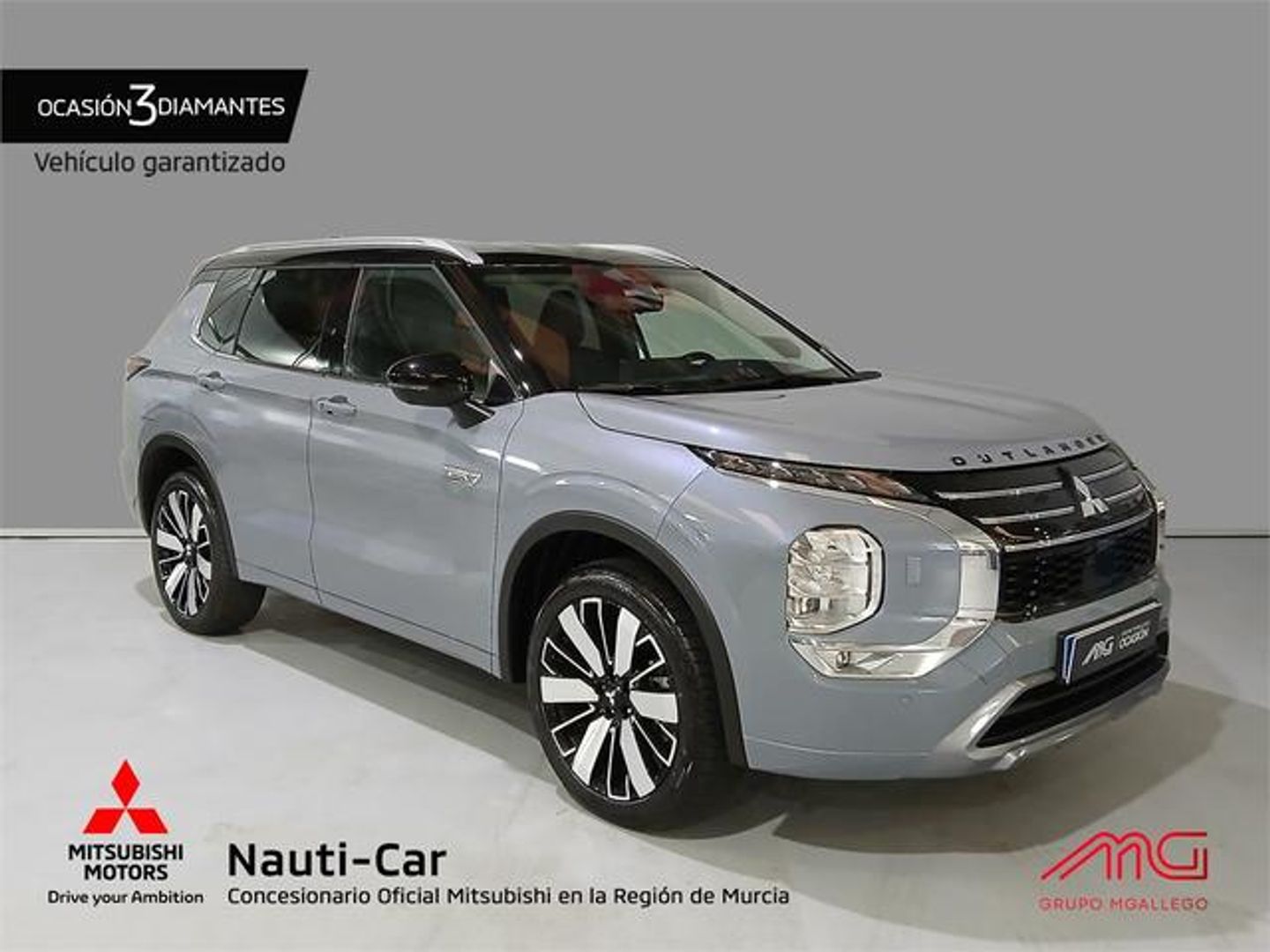Mitsubishi Outlander 2.4 PHEV Kaiteki+ 4WD Auto 225 kW (306 CV) Gris SUV