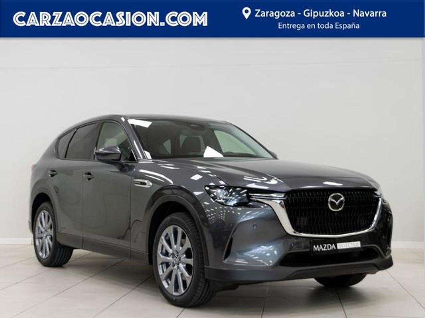 Mazda CX-60 3.3 e-Skyactiv D MHEV Exclusie-Line 4WD 8AT 187 kW (254 CV) Gris All Terrain / Pick-up