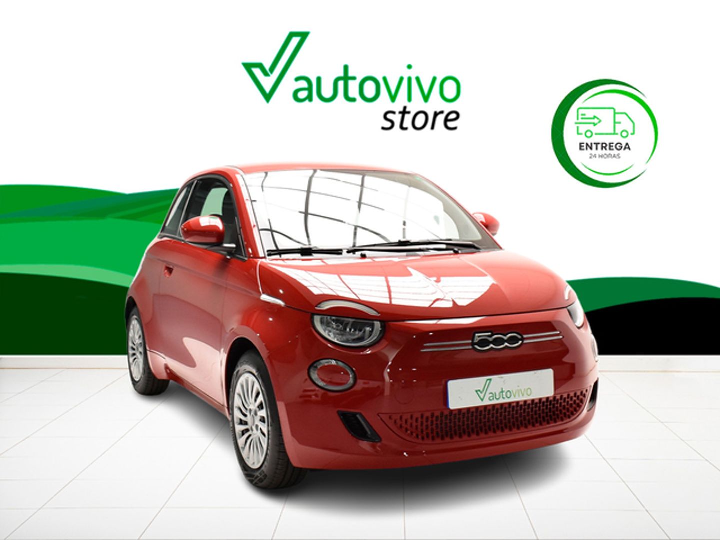Fiat 500 Electrico Monotrim Hb 190km 70 kW (95 CV) Rojo Compact