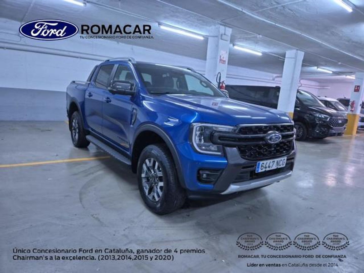 Ford Ranger Pickup 2.3 TIVCT PHEV Doble Cabina Wildtrack e-AWD AT 206 kW (280 CV) Azul All Terrain / Pick-up