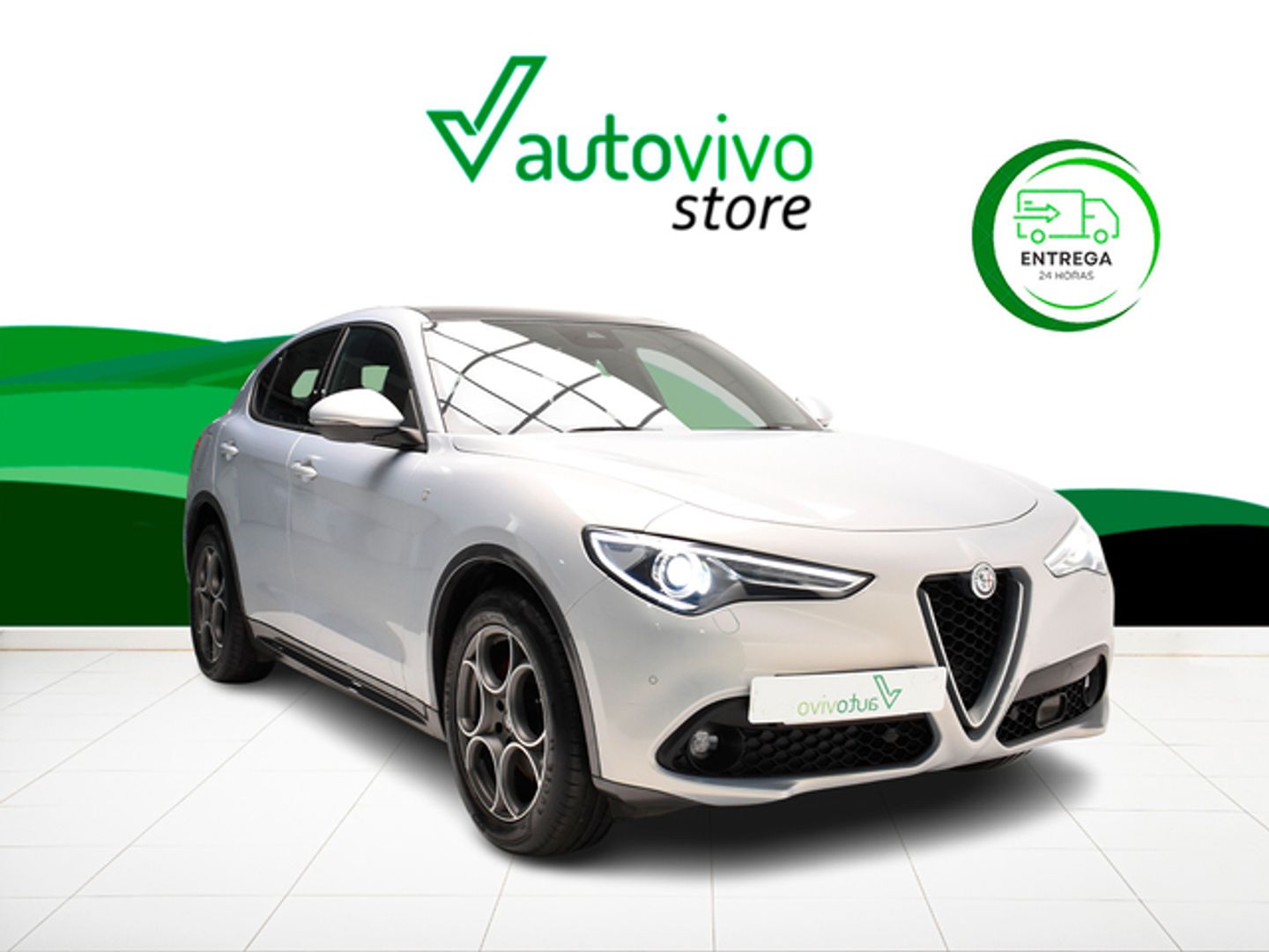 Alfa Romeo Stelvio 2.2 Diesel TI Q4 AWD 154 kW (210 CV) Blanco SUV