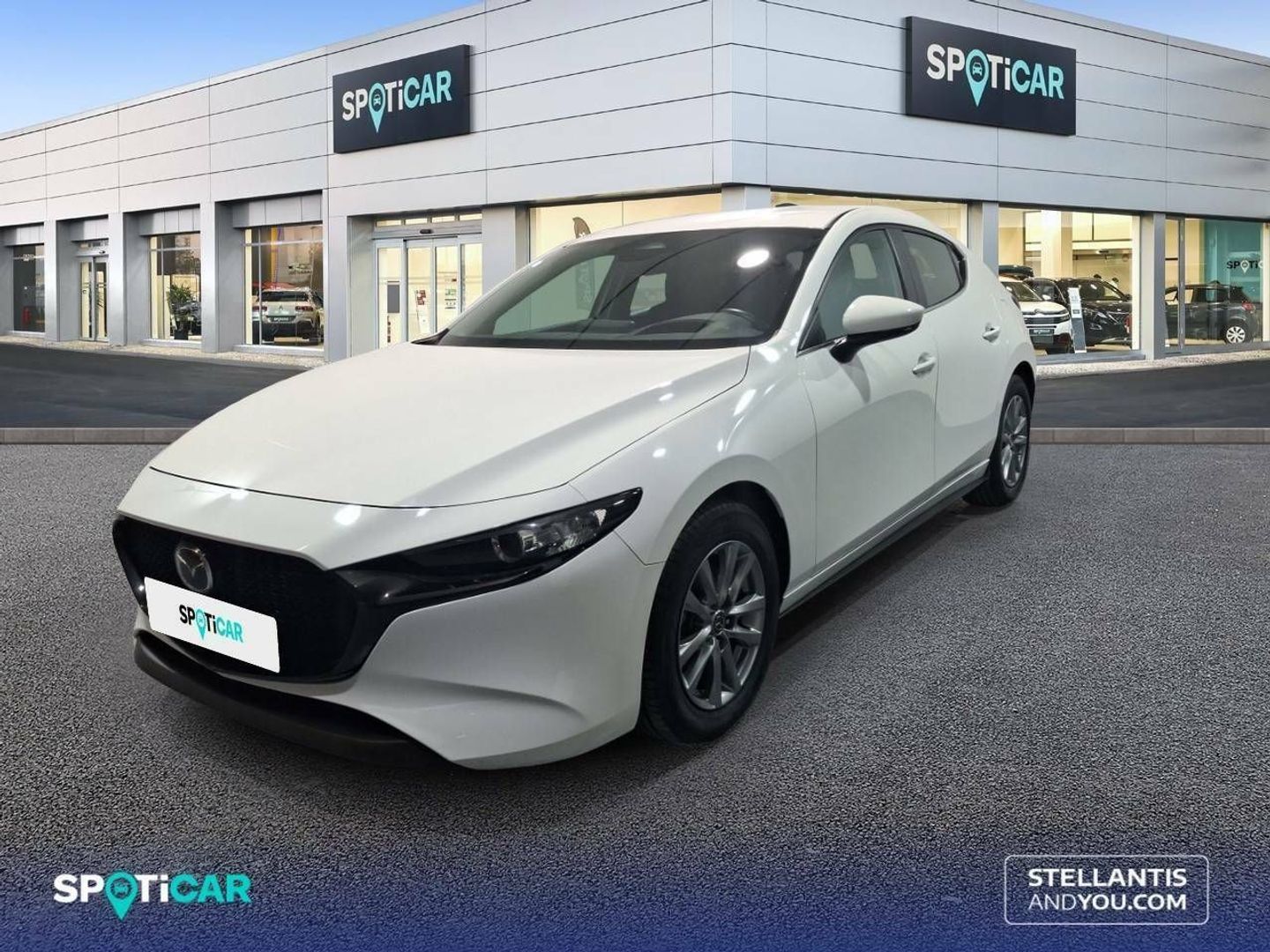Mazda Mazda 3 2.5L E-SKY G MHEV Prime-line 103 kW (140 CV) Blanco Sedan