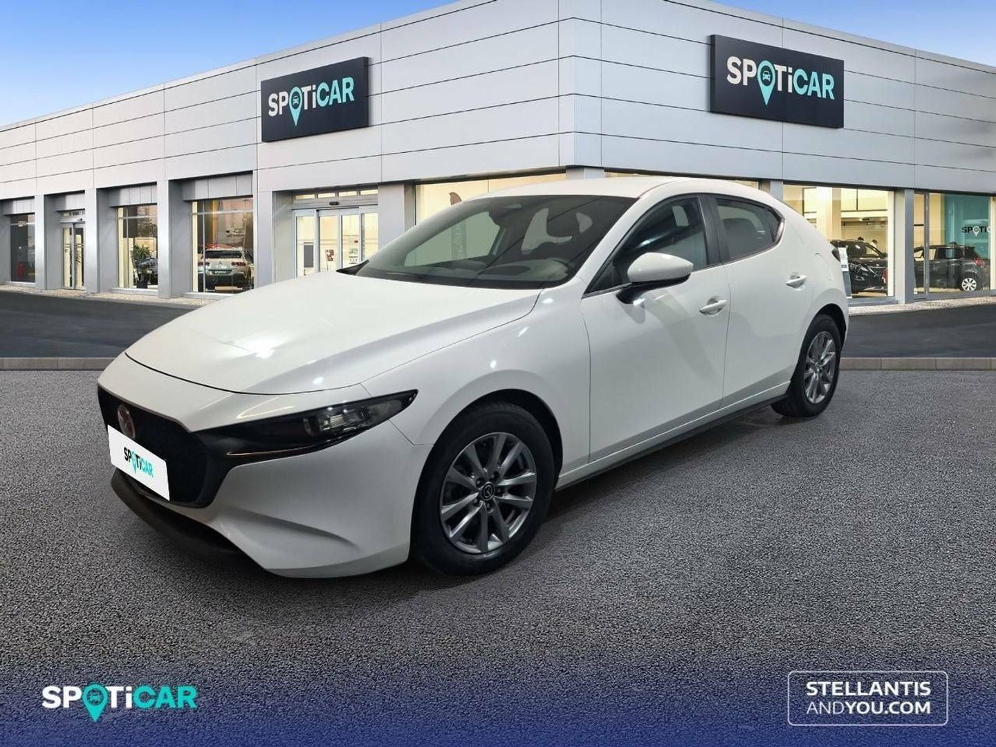 Mazda Mazda 3 2.5L E-SKY G MHEV Prime-line 103 kW (140 CV) Blanco Sedan