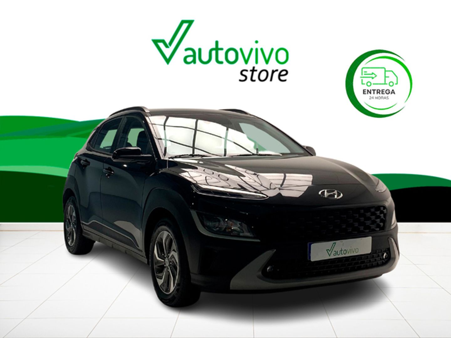 Hyundai Kona 1.6 GDI HEV Maxx DCT 104 kW (141 CV) Negro SUV
