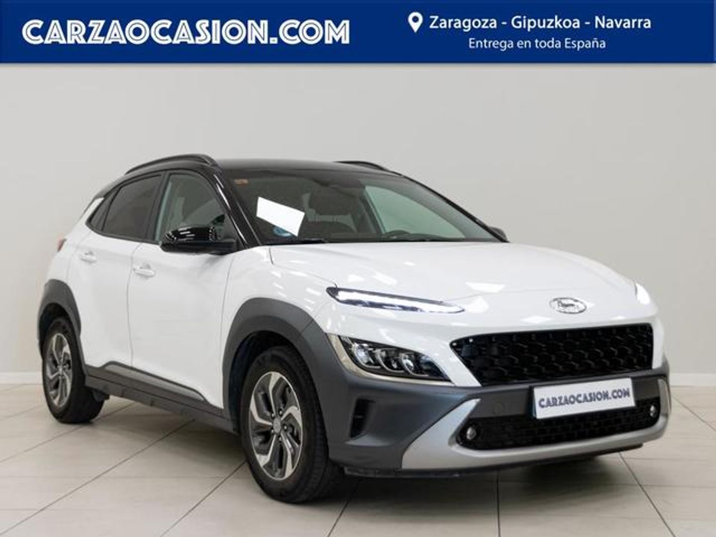 Hyundai Kona 1.6 GDI HEV Tecno 2C DCT 104 kW (141 CV) Blanco SUV