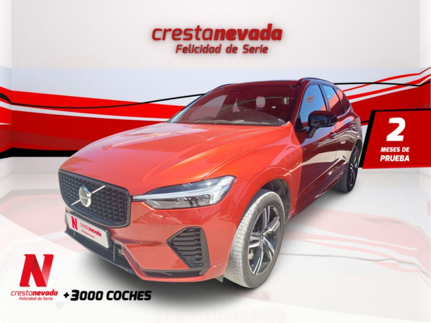Volvo XC60 T6 Recharge R-Design AWD Auto 250 kW (340 CV) Rojo All Terrain / Pick-up