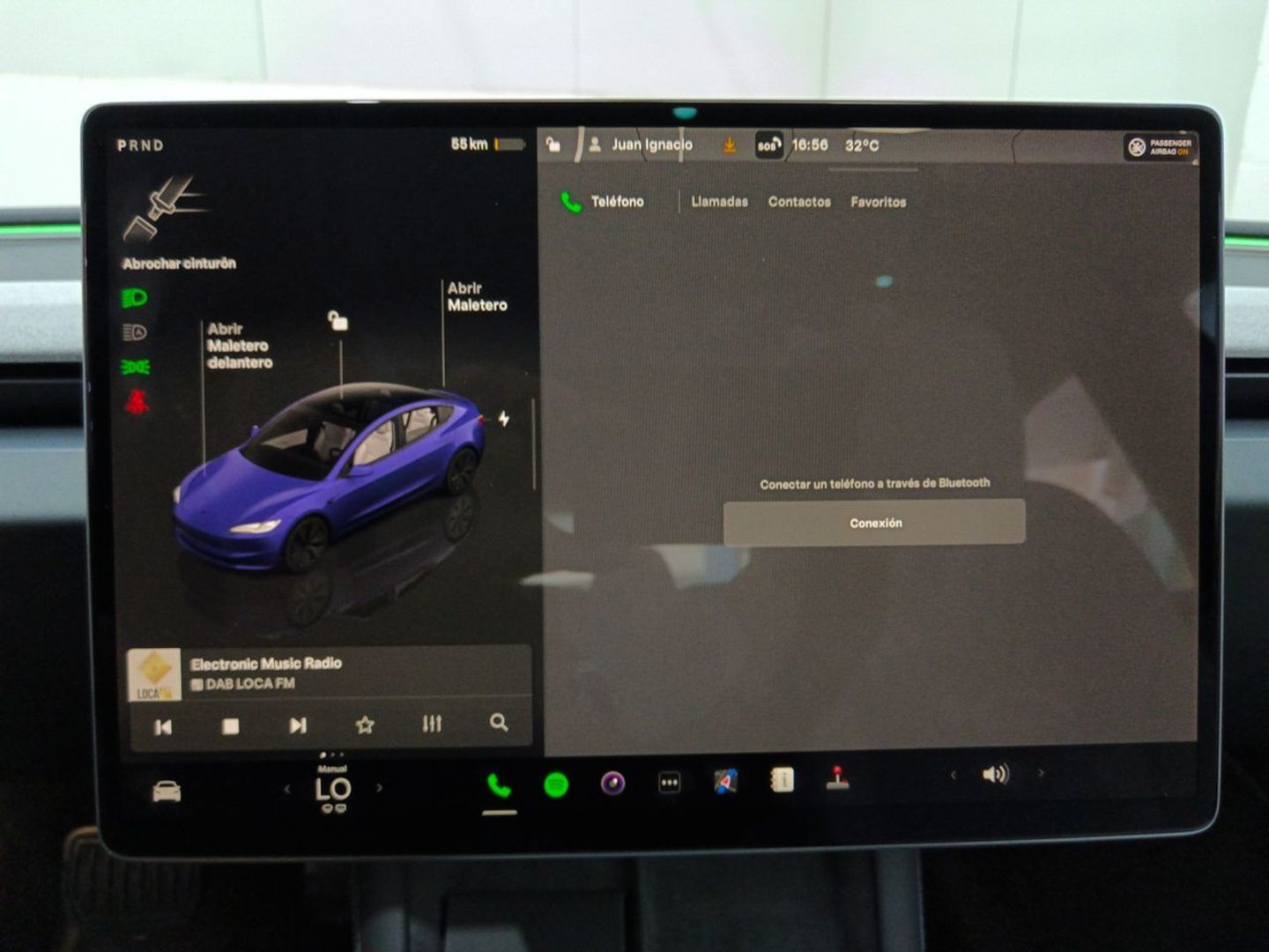 Tesla Model 3 Gran Autonomía 4WD 366 kW (498 CV) Azul Sedan