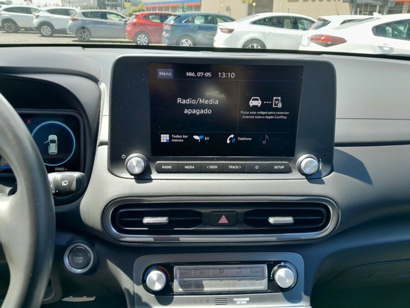 Hyundai Kona EV Maxx 100 kW (136 CV) Azul SUV