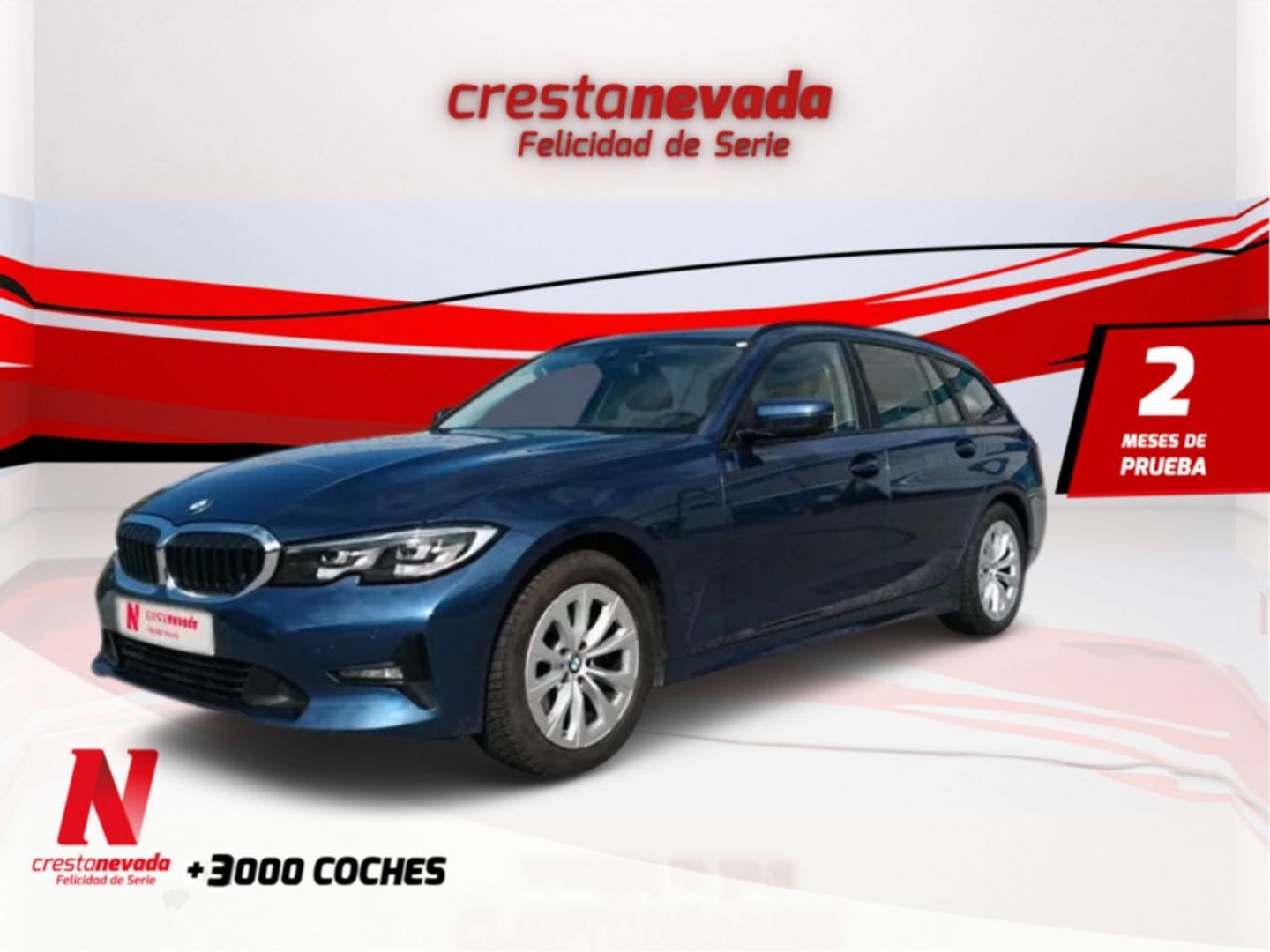 BMW Serie 3 320i Touring 135 kW (184 CV) Azul Familiar