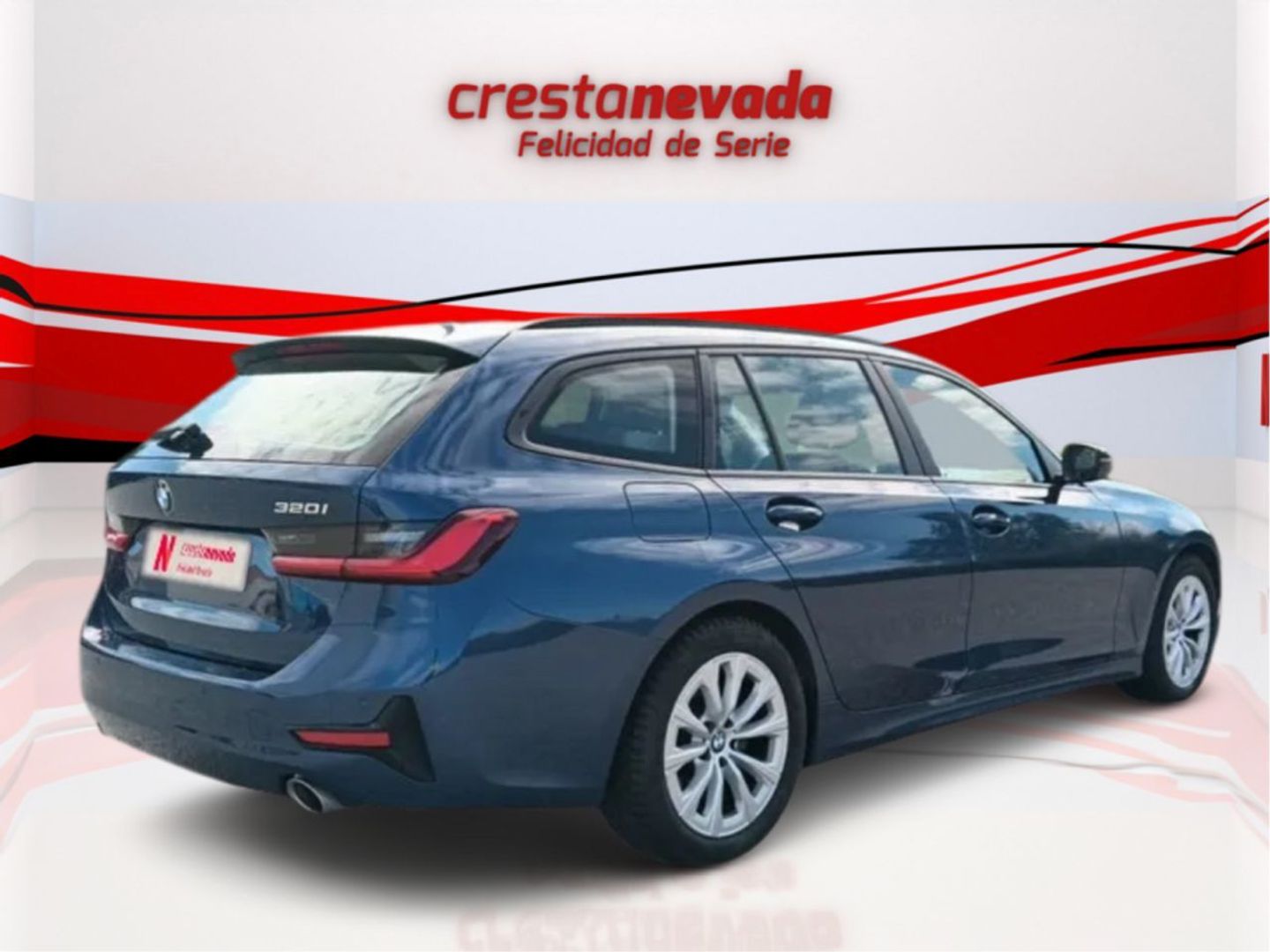 BMW Serie 3 320i Touring 135 kW (184 CV) Azul Familiar