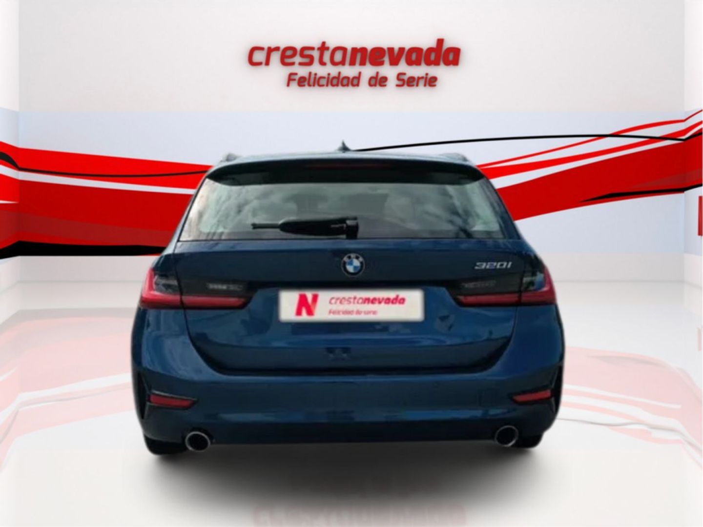 BMW Serie 3 320i Touring 135 kW (184 CV) Azul Familiar