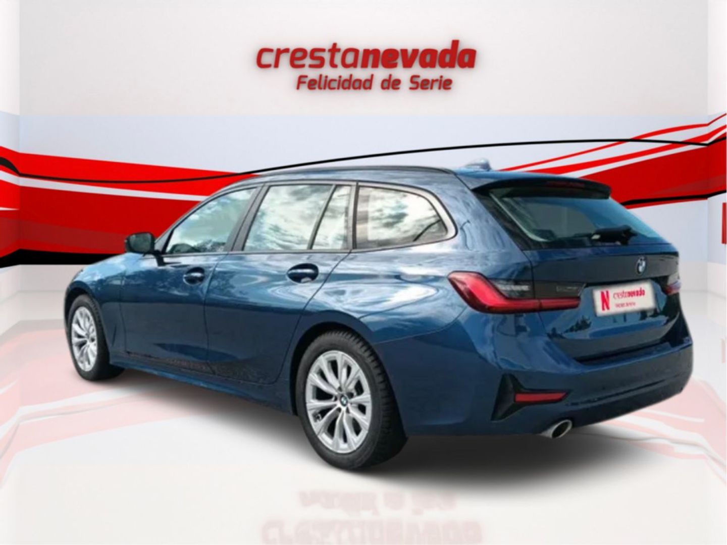 BMW Serie 3 320i Touring 135 kW (184 CV) Azul Familiar