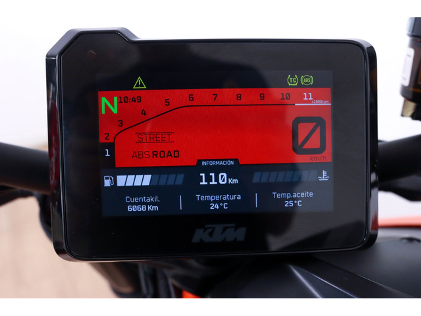 KTM Super Duke R 1290 Naranja Motorcycle