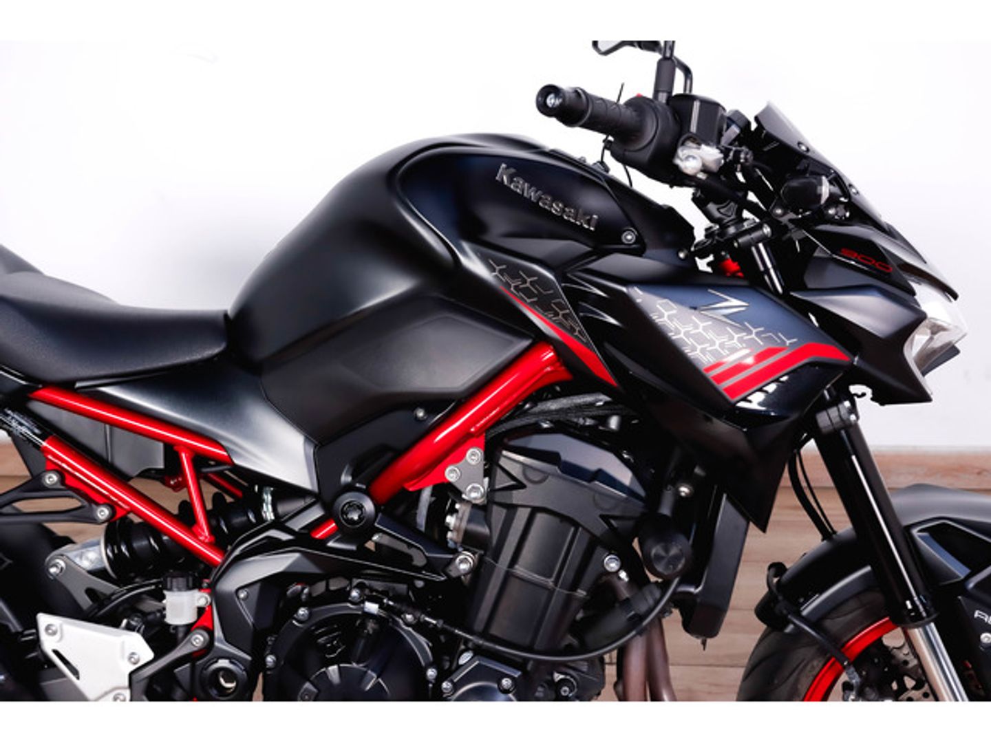 Kawasaki Z900 Negro Motorcycle