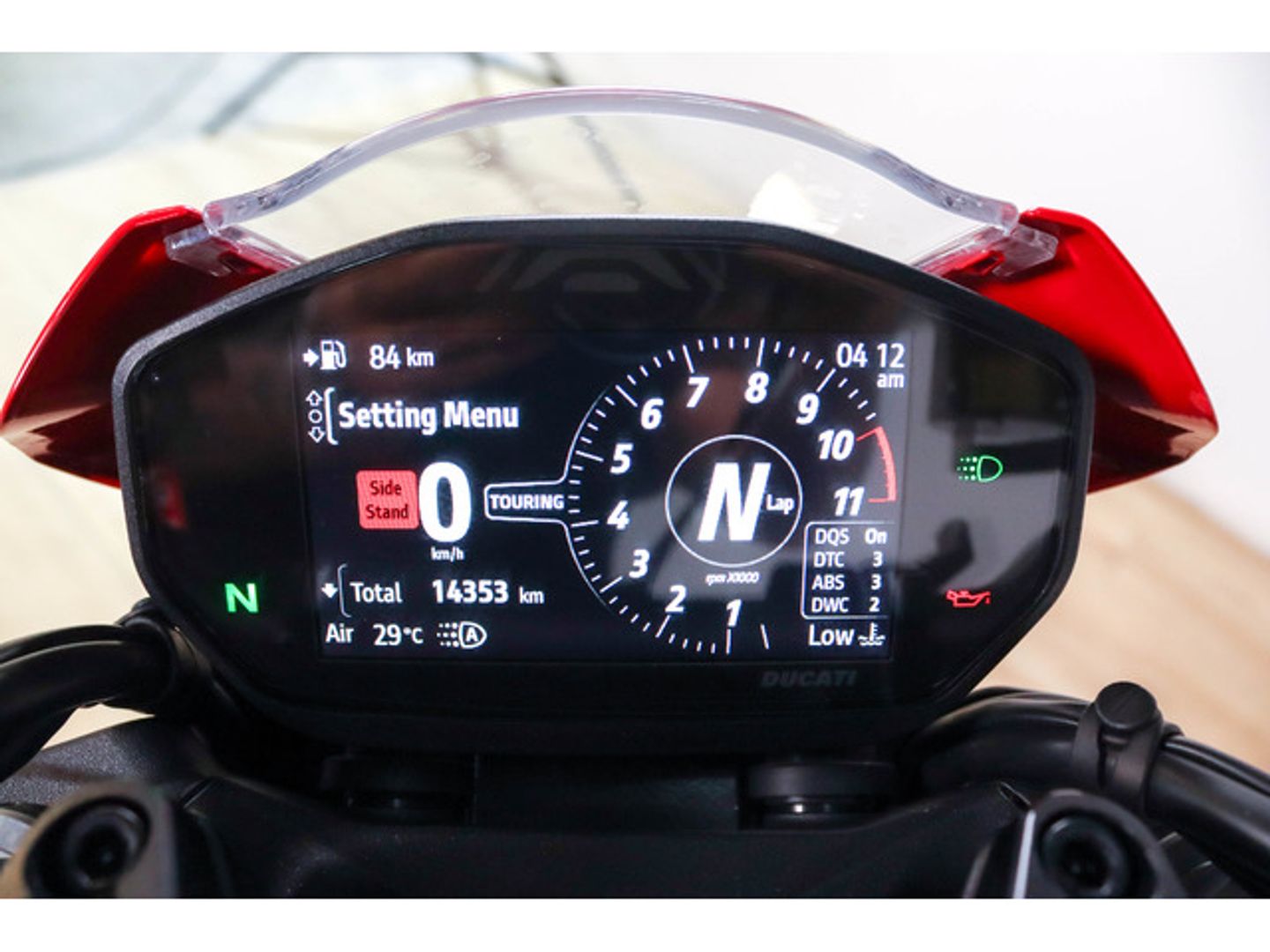Ducati Monster Rojo Motorcycle