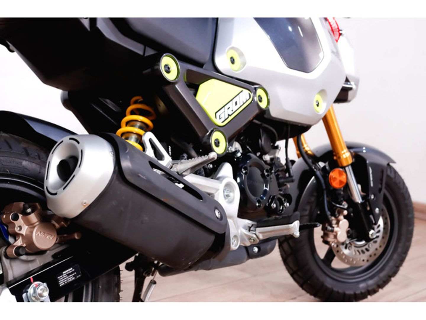 Honda MSX125 Gris Plata Motorcycle