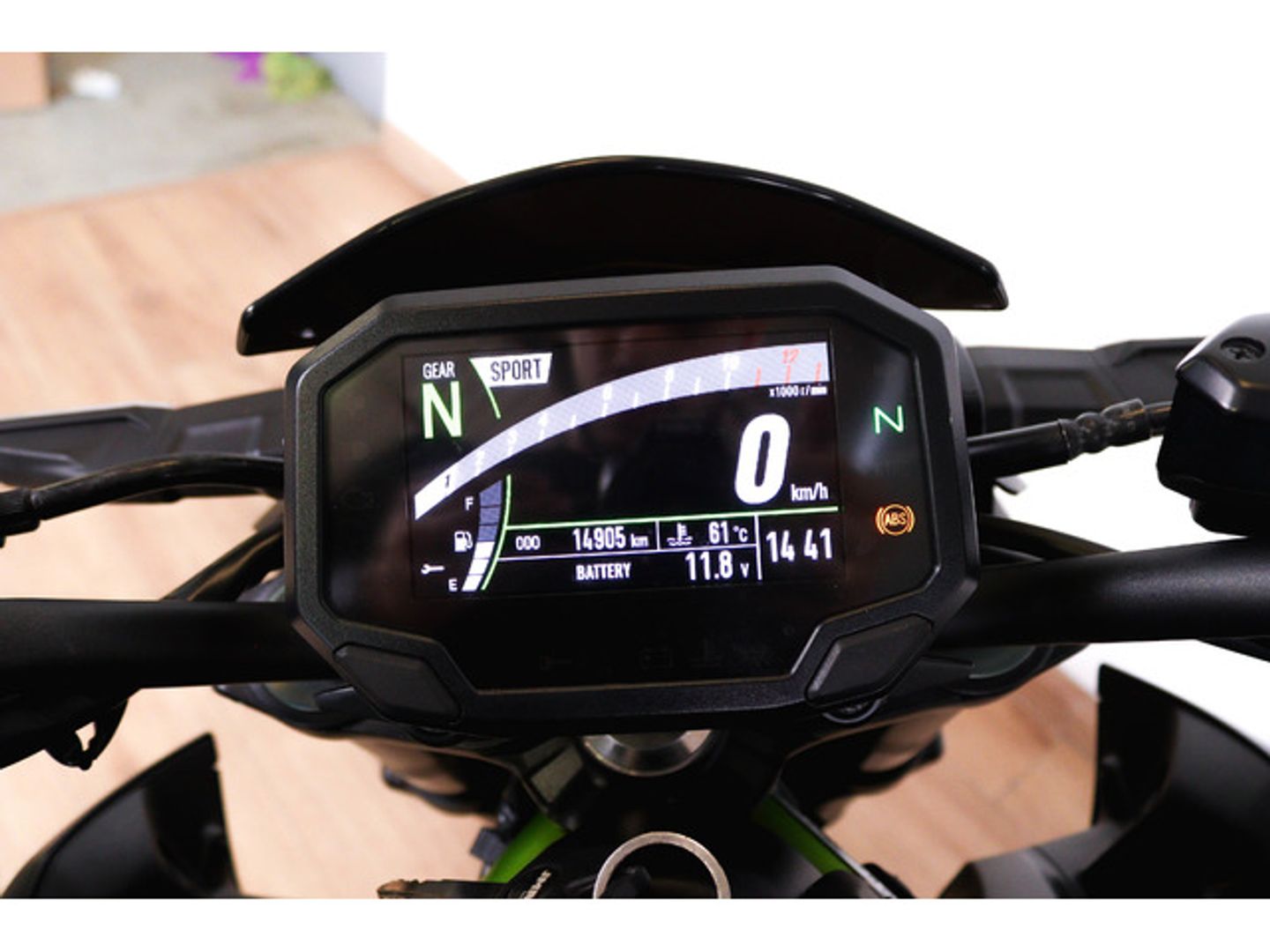 Kawasaki Z900 Negro Motorcycle