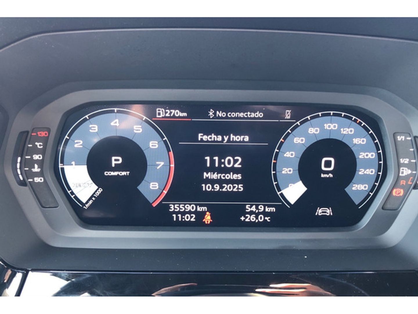 Audi A3 Sportback Black line edition 35 TFSI 110 kW (150 CV) S tronic Negro Sedan